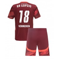 Billiga RB Leipzig Arthur Vermeeren #18 Barnkläder Borta fotbollskläder till baby 2024-25 Kortärmad (+ Korta byxor)